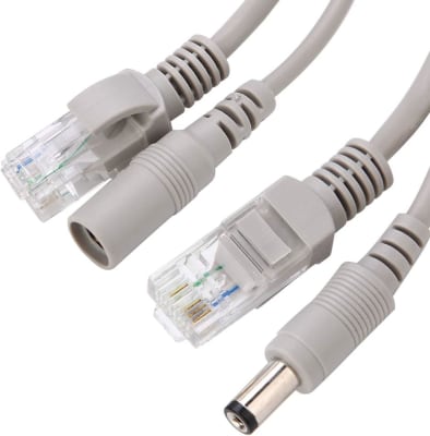 CABLE CAMARA SEGURIDAD VIDEO Y CORRIENTE 10M