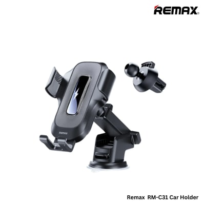 SOPORTE PARA AUTO DE CARGA INALAMBRICA 15W NEGRO REMAX RM-C31