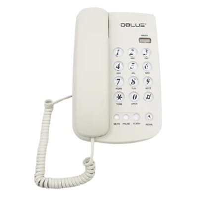 TELEFONO DBLUE DE SOBREMESA BLANCO DBTL301W TELEFONO DBLUE DE SOBREMESA BLANCO DBTL301W