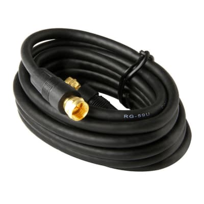 CABLE COAXIAL C/TERM F NEGRO 3.0 MTS MV-811