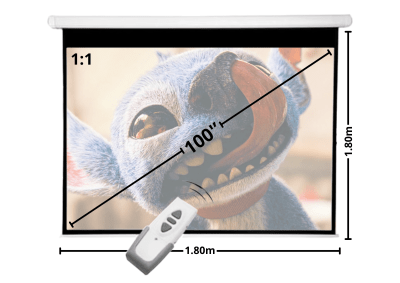 Telon Mural Electric Premium Malik 1.80m x 1.80m (100 ? ? Diagonal) 1:1 con C/R