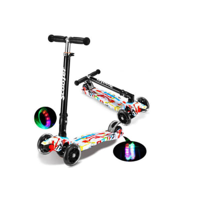 SCOOTER 4 RUEDAS CON LUZ DISEÑO DBG1024