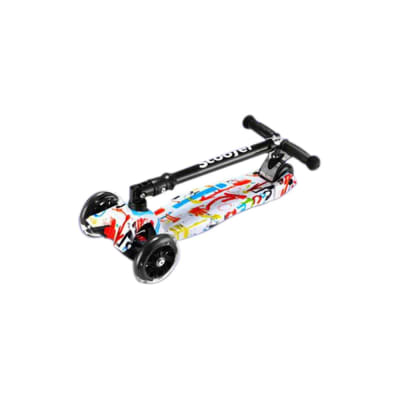 SCOOTER 4 RUEDAS CON LUZ DISEÑO DBG1024