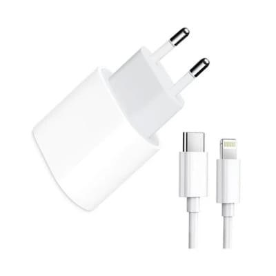CARGADOR TURBO DE USB-C A LIGHTNING PARA IPHONE TL081