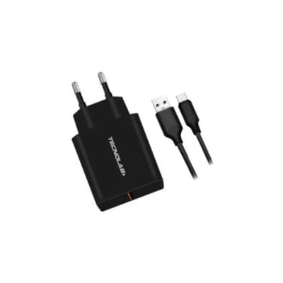 CARGADOR RÁPIDO TYPE C 1M, NEGRO CARGADOR RÁPIDO TYPE C 1M, NEGRO