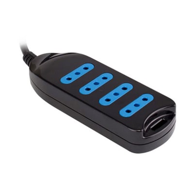 ALARGADOR MÚLTIPLE 4 ENTRADAS DE 3 METROS, BLACK