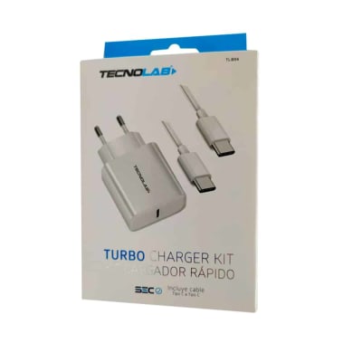 CARGADOR TECNOLAB TIPO C A TIPO C CARGA RAPIDA TL094 CARGADOR TECNOLAB TIPO C A TIPO C CARGA RAPIDA TL094