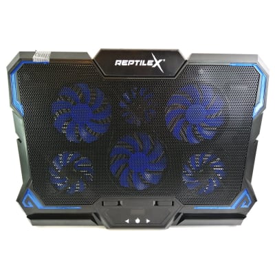 ENFRIADOR GAMING CON 5 VENTILADORES RX0025 REPTILEX ENFRIADOR GAMING CON 5 VENTILADORES RX0025 REPTILEX