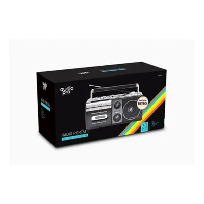 RADIO GRABADORA CASSETTE RETRO /AM/FM/SW AP02077