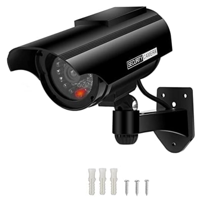 CÁMARA DE SEGURIDAD SOLAR FALSA DBCAM901