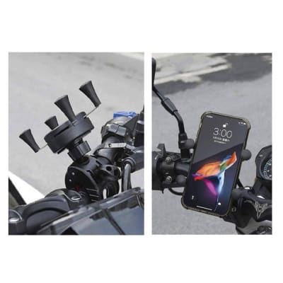 SOPORTE UNIVERSAL DE CELULAR PARA MOTOCICLETA TIPO MANILLA 
