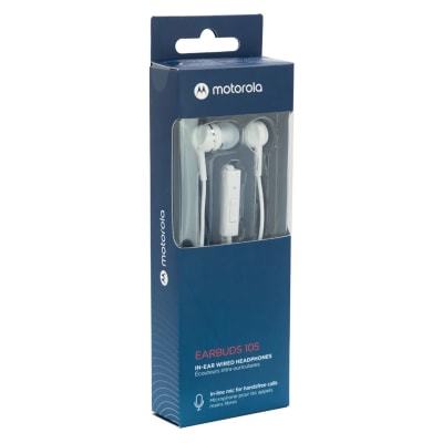 AUDIFONOS MOTOROLA-105 BLANCO M/LIBRE 3.5MM