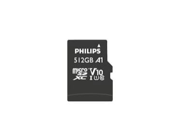 MICRO SD PHILIPS HIGH SPEED A1 U3 CL10 V10 (512GB)