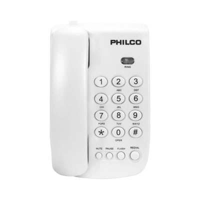 TELEFONO SOBREMESA PHILCO BLANCO