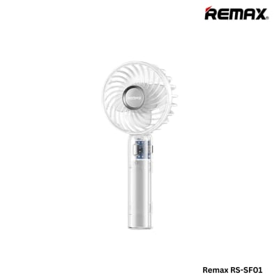 VENTILADOR DE MANO TRANSPARENTE 3 VELOCIDADES 5V 1.2W 1200MAH REMAX RS-SF01