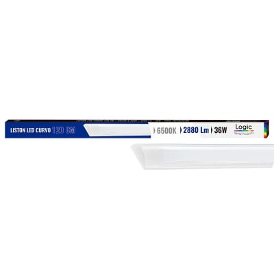 LISTON LED OPAL 36W 120CM MARCO BLANCO