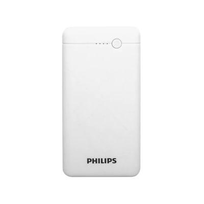 BATERIA PORTATIL DE 10.000mAh COLOR BLANCO PHILIPS BATERIA PORTATIL DE 10.000mAh COLOR BLANCO PHILIPS