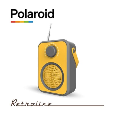 PARLANTE POLAROID VINTAGE WIRELESS AMARILLO PARLANTE POLAROID VINTAGE WIRELESS AMARILLO