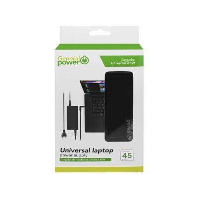 CARGADOR UNIVERSAL 65W SLIM (AUTO)