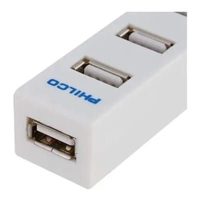 HUB USB 2.0 4 PUERTOS BLANCO PHILCO