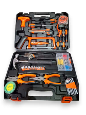 Set 87 Piezas Herramientas Manuales - Maletín Portátil