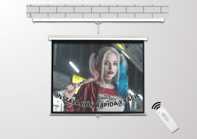 Telon Mural Electric Premium Malik 2.40m x 2.40m (135¨ Diagonal) 1:1 con C/R