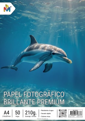 Papel Fotografico Brillante 210g Premium 50 Hojas A4