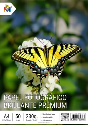 Papel Fotografico Brillante 230g Premium 50 Hojas A4
