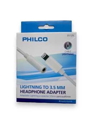 ADAPTADOR LIGHTNING A 3.5 MM ADAPTADOR LIGHTNING A 3.5 MM
