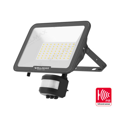 FOCO LED WELLMAX 50W C/SENSOR