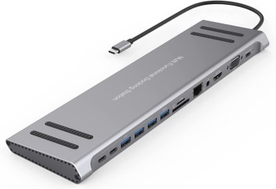 Docking Station USB-C 14 en 1 - Adaptador Multifunción 9199A