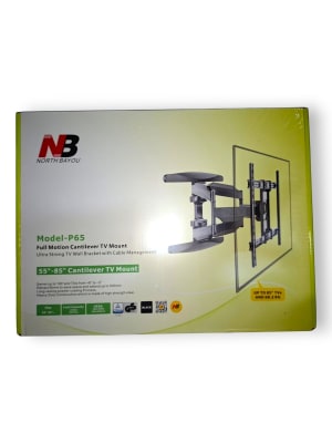 SOPORTE TV DOBLE BRAZO ARTICULADO 55-85¨ 68.2kg RESISTENTE NB