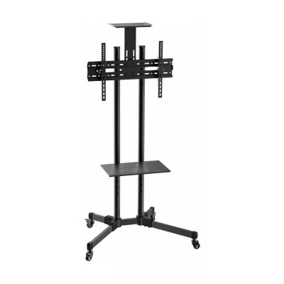 SOPORTE TV PEDESTAL CON RUEDAS 32-70¨ AJUSTABLE ALTURA