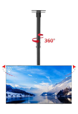 SOPORTE TV TECHO AJUSTABLE 26-60¨ 360º