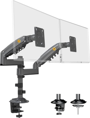 SOPORTE DE MESA PARA DOS MONITORES ERGONOMICO NB-H180 17
