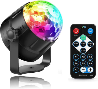 MINI DISCO BALL RGB MIC MUSIC MLAB