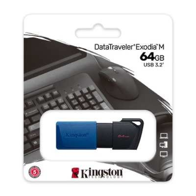 Pendrive Kingston Usb 3.2 64gb Exodia M