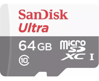 MICROSD 64GB SANDISK ULTRA CLASS10 80MB MICROSD 64GB SANDISK ULTRA CLASS10 80MB
