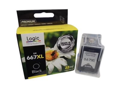 CARTUCHO COMPATIBLE PARA HP 667XL NEGRO 22ML