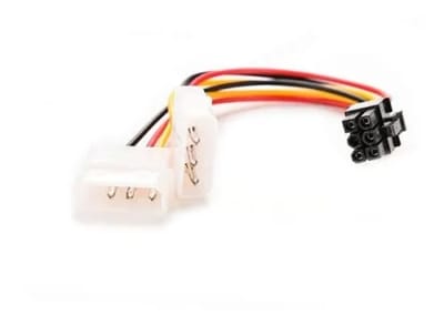 CABLE VIDEO PCI EXPRESS 6 PINES A 2 MOLEX 4 PINES 15.5CM CABLE VIDEO PCI EXPRESS 6 PINES A 2 MOLEX 4 PINES 15.5CM