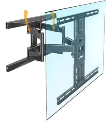 SOPORTE TV DOBLE BRAZO ARTICULADO 40-80¨ 36.4kg P6