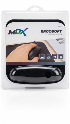 MOUSEPAD DE GEL MDX CON ALMOHADILLA DE GEL ERGOSOFT MDX0012
