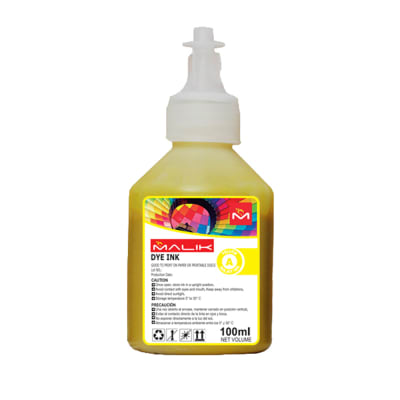 TINTA UNIVERSAL AMARILLO 100 ML PREMIUM CALIDAD