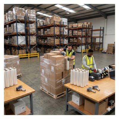 Alusa Film Stretch Transparente 3kg (350m) 20 Micrones 50cm ROLLO