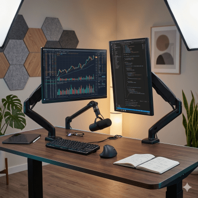 SOPORTE DE MESA PARA MONITOR ERGONOMICO DY-01 17