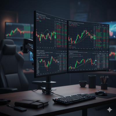 SOPORTE DE MESA PARA DOS MONITORES HDL-T022 14