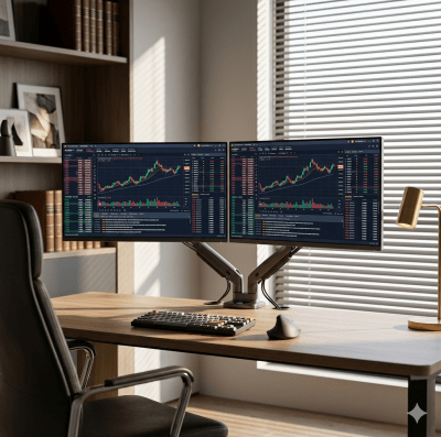 SOPORTE DE MESA PARA DOS MONITORES ERGONOMICO NB-H180 17