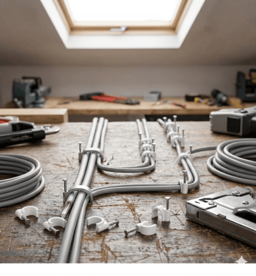 Pack 100 Grampas de 10mm para Cable - Calidad Reforzada