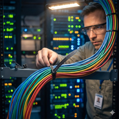 Amarra Cable 5x350mm (100 unidades) Calidad Industrial