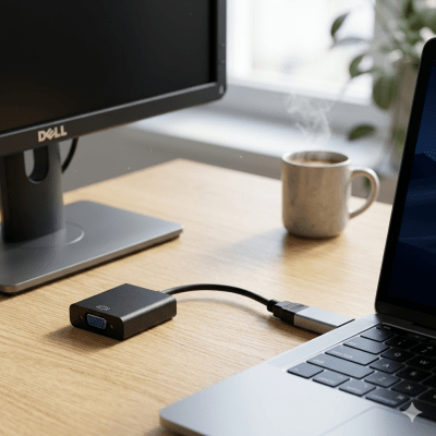 Cable Adaptador HDMI Macho a VGA Hembra - Conversor HDTV